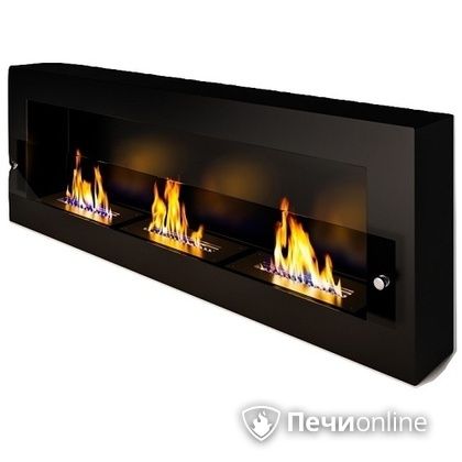 Биокамин ЭкоЛайф Fire Line Glass black burgundy в Ирбите